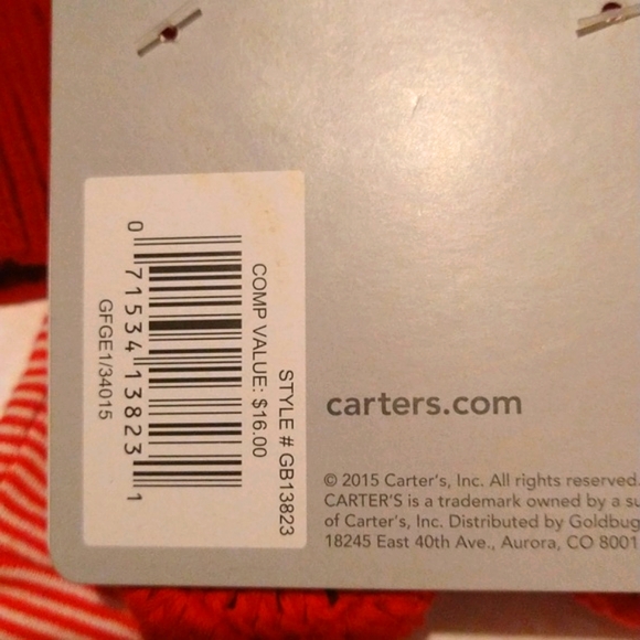 Cat & Jack NB Christmas 3pc Set - Picture 8 of 8